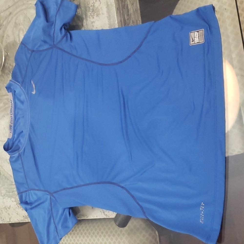 NIKE MENS PRO COMBAT DRI FIT ATHLETIC TEE SHIRT SMALL